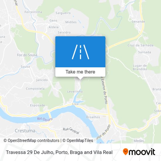 Travessa 29 De Julho mapa