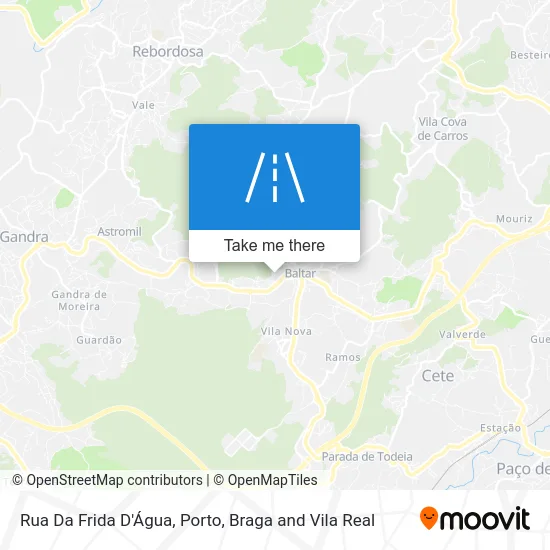 Rua Da Frida D'Água map