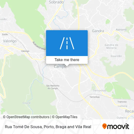 Rua Tomé De Sousa map