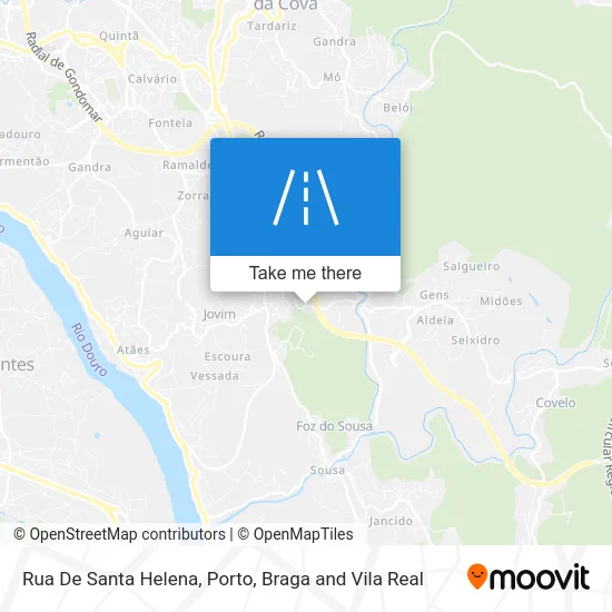 Rua De Santa Helena map