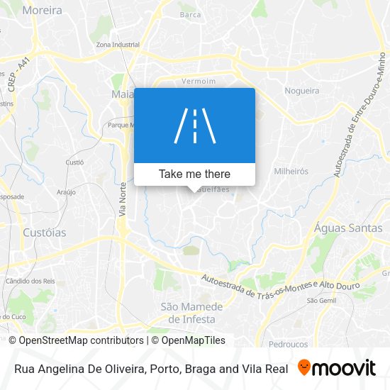 Rua Angelina De Oliveira mapa