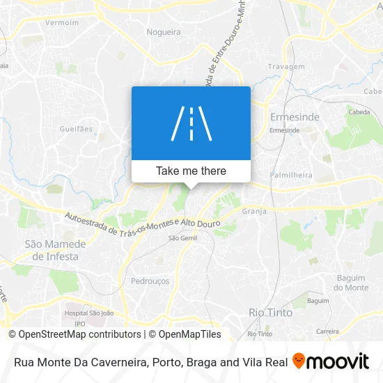 Rua Monte Da Caverneira map