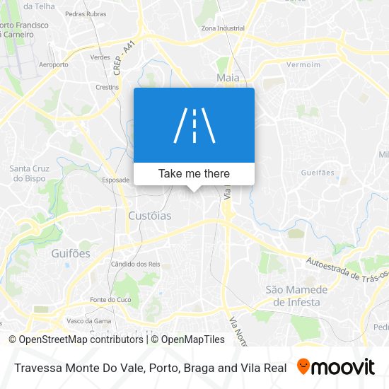 Travessa Monte Do Vale mapa