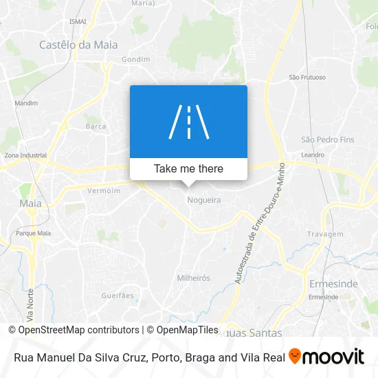 Rua Manuel Da Silva Cruz map
