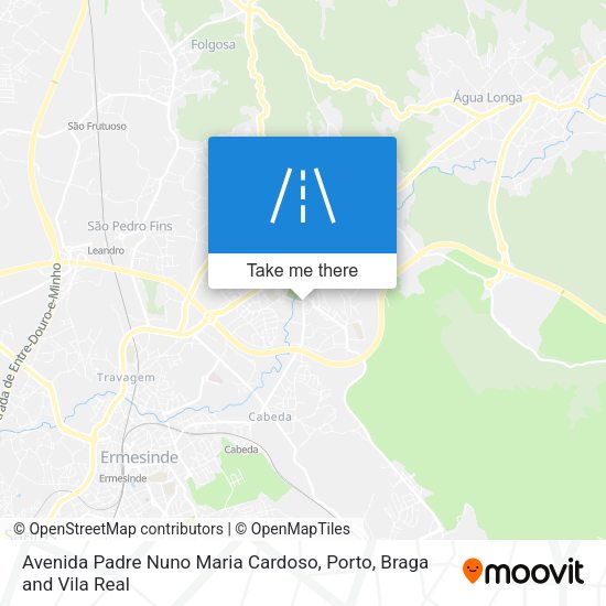 Avenida Padre Nuno Maria Cardoso map