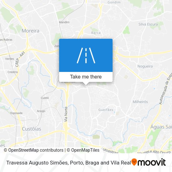 Travessa Augusto Simões mapa