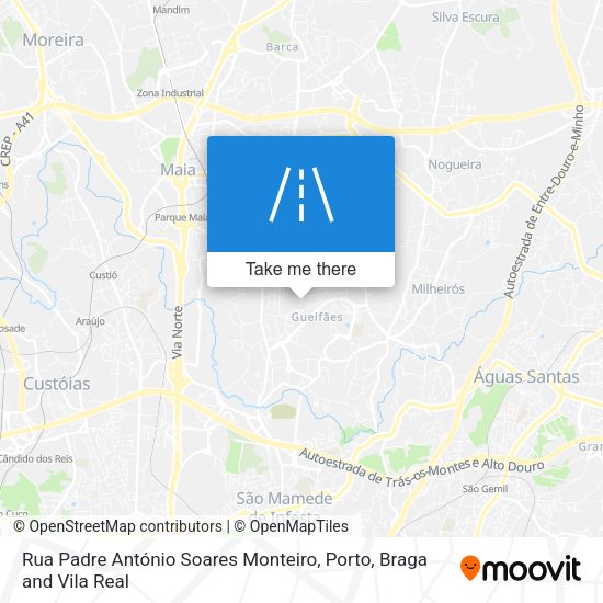Rua Padre António Soares Monteiro map