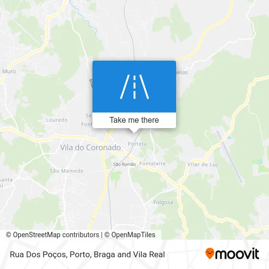 Rua Dos Poços map