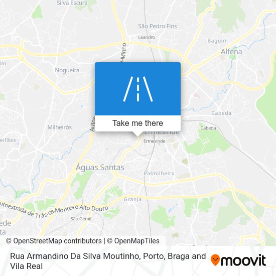 Rua Armandino Da Silva Moutinho map