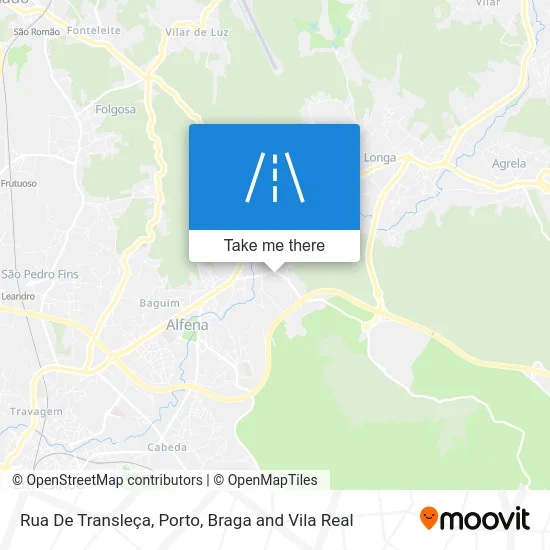 Rua De Transleça map