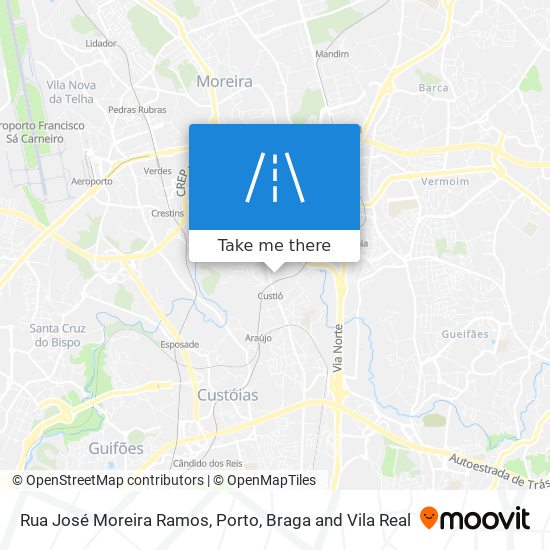 Rua José Moreira Ramos mapa