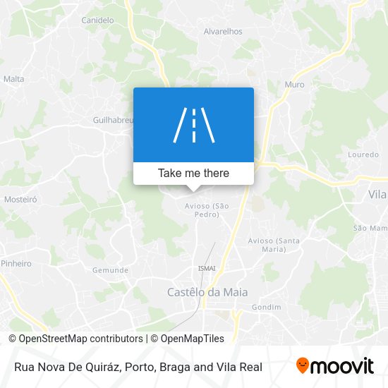 Rua Nova De Quiráz mapa