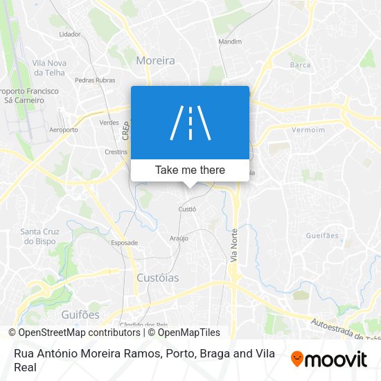 Rua António Moreira Ramos map