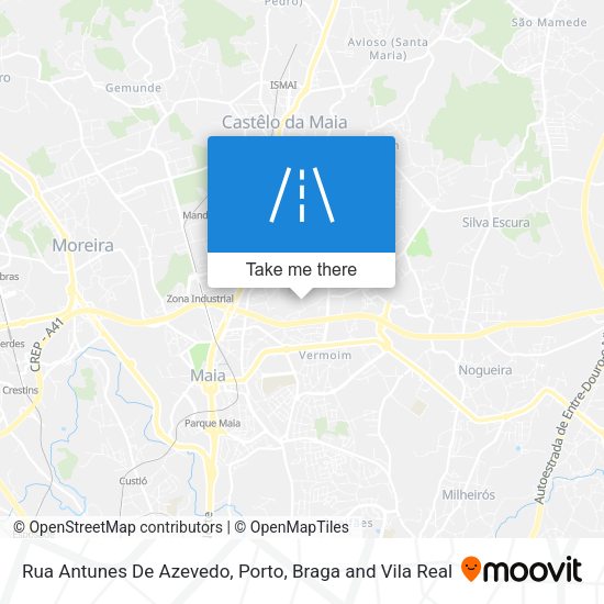 Rua Antunes De Azevedo mapa