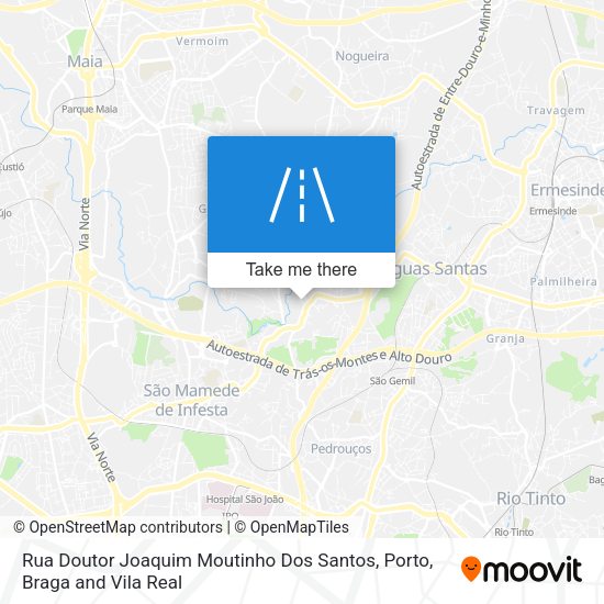 Rua Doutor Joaquim Moutinho Dos Santos map