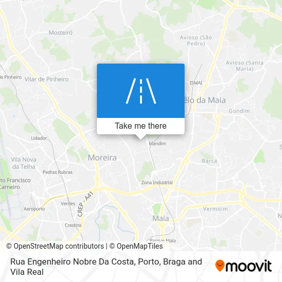 Rua Engenheiro Nobre Da Costa map