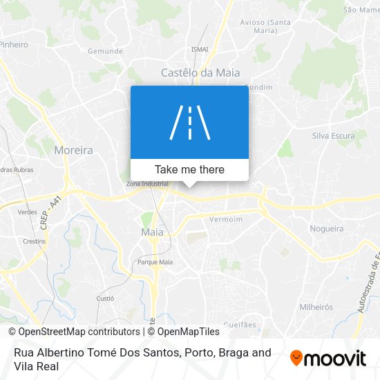 Rua Albertino Tomé Dos Santos map