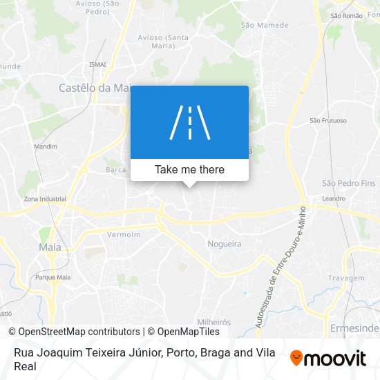 Rua Joaquim Teixeira Júnior mapa