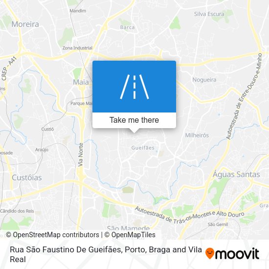 Rua São Faustino De Gueifães map
