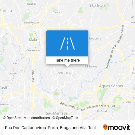Rua Dos Castanheiros mapa