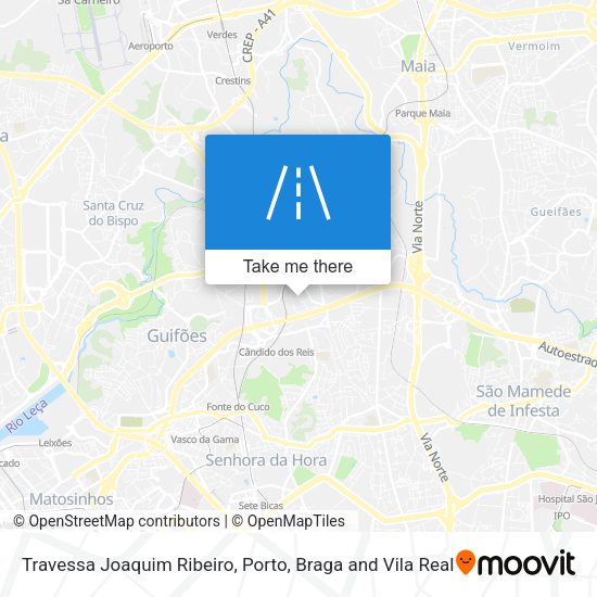 Travessa Joaquim Ribeiro mapa