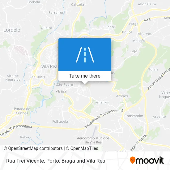 Rua Frei Vicente map