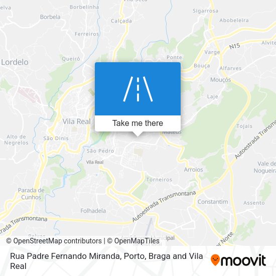 Rua Padre Fernando Miranda map