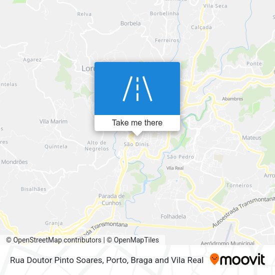 Rua Doutor Pinto Soares mapa