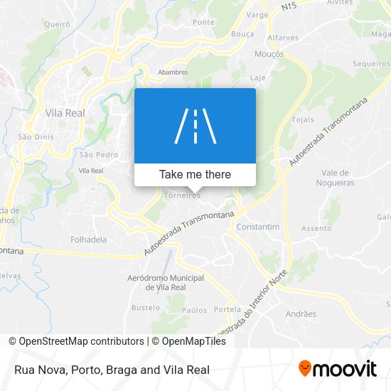 Rua Nova map