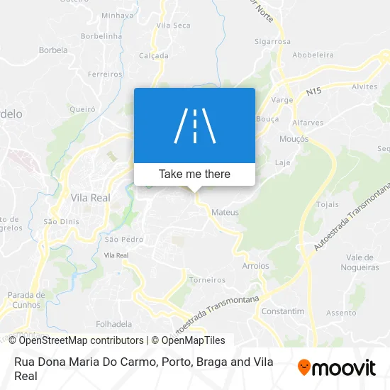 Rua Dona Maria Do Carmo map
