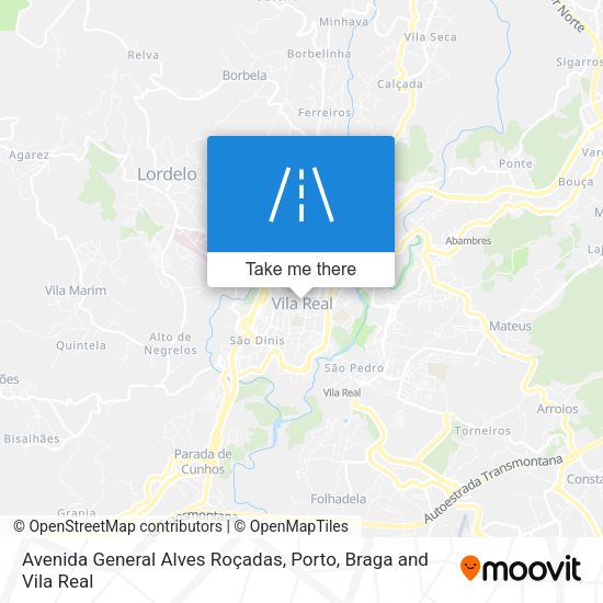 Avenida General Alves Roçadas mapa