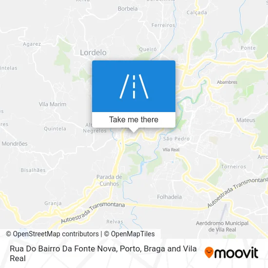 Rua Do Bairro Da Fonte Nova map