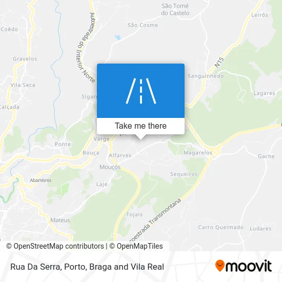 Rua Da Serra map
