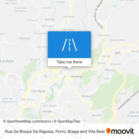 Rua Da Bouça Da Raposa map