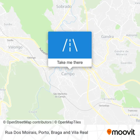 Rua Dos Moirais map