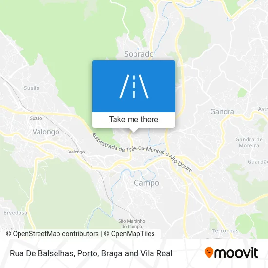Rua De Balselhas map