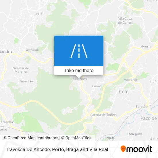 Travessa De Ancede map