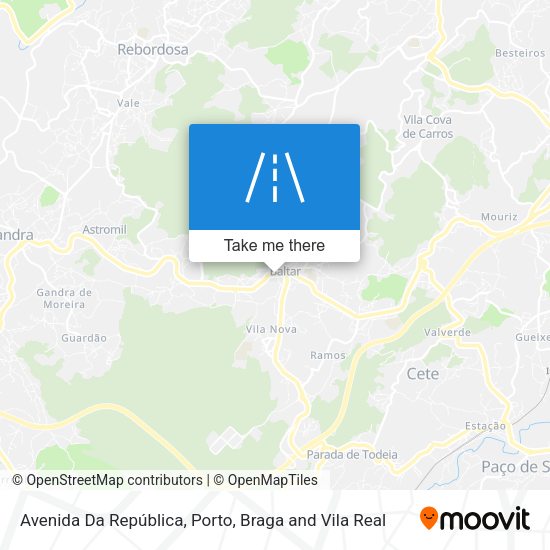 Avenida Da República map