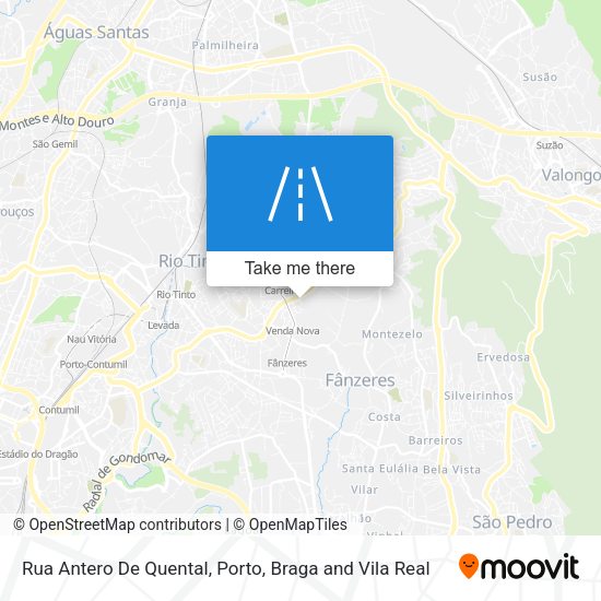 Rua Antero De Quental mapa