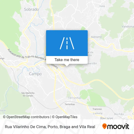 Rua Vilarinho De Cima map