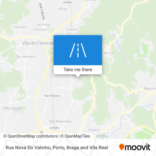 Rua Nova Do Valinho map