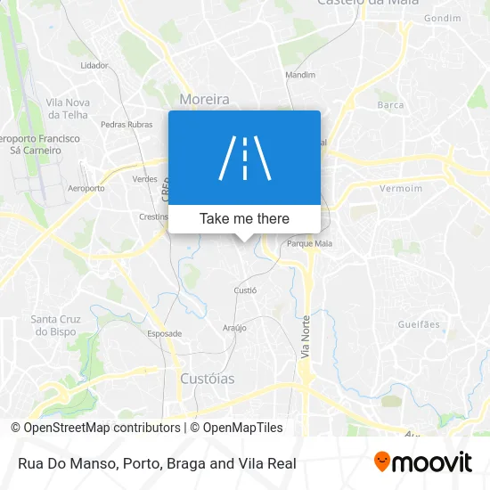 Rua Do Manso map