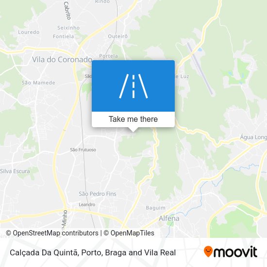 Calçada Da Quintã mapa