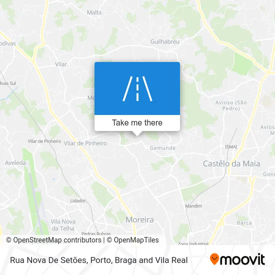 Rua Nova De Setões map