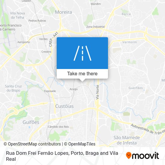 Rua Dom Frei Fernão Lopes map
