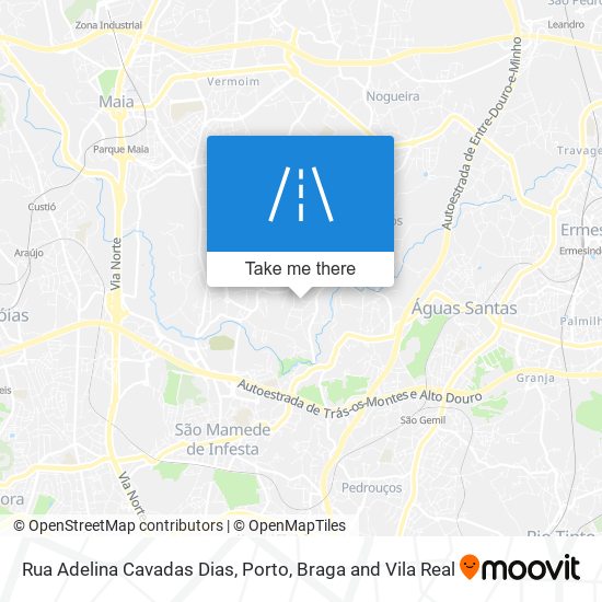 Rua Adelina Cavadas Dias map