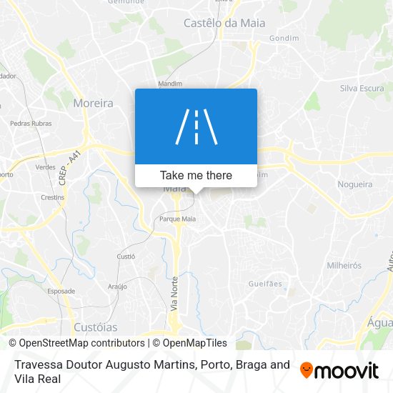 Travessa Doutor Augusto Martins map