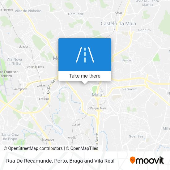 Rua De Recamunde mapa