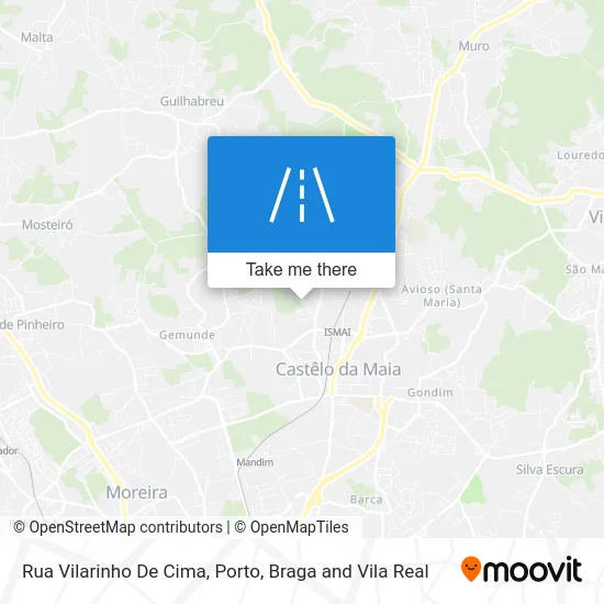 Rua Vilarinho De Cima map