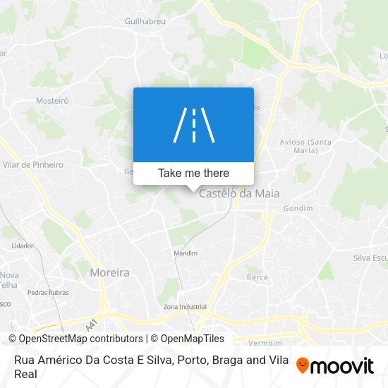 Rua Américo Da Costa E Silva mapa